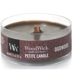 Woodwick Candela Petite - Humidor (tabacco)