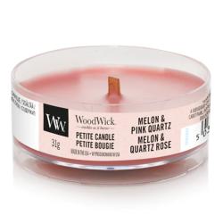 Woodwick Candela Petite - Melon and Pink Quartz