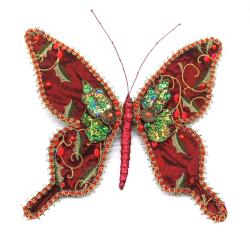 Farfalla Rossa e Verde - Scegli la Misura
