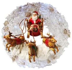 Carillon Coroncina White Christmas