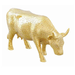 Cow Parade - Mira Moo (Gold)