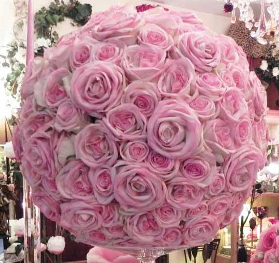 Grigio Candela sfera di Rose Aroma piccola 