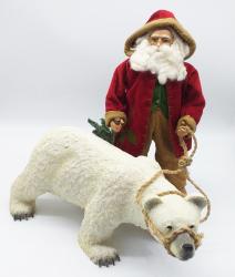 Babbo Natale con Orso Bianco