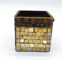 Vasetto Mosaico Cubo