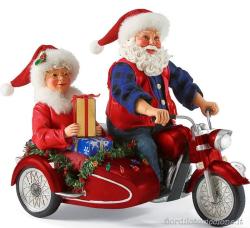 Babbo Natale in Sidecar