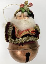 Katherine's Collection - Babbo Natale su Campanello Bronzo