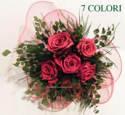 Bouquet 5 Rose Stabilizzate