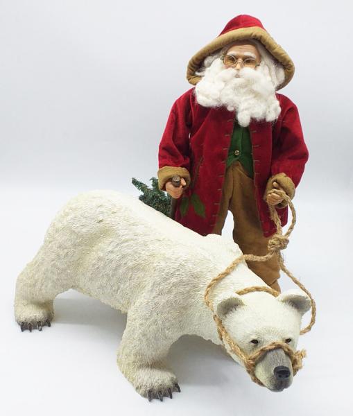 Babbo Natale con Orso Bianco