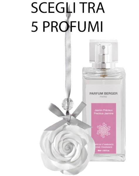 Parfum Berger - Pendaglio Rosa con Spray