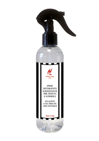 Spray Detergente e Igienizzante per tessuti, mascherine e superfici 250ml - Eucalipto